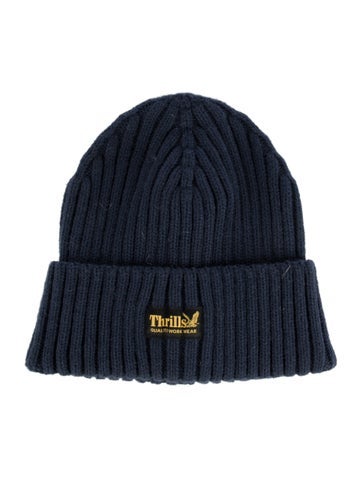 Thrills Hats Blue knit beanie