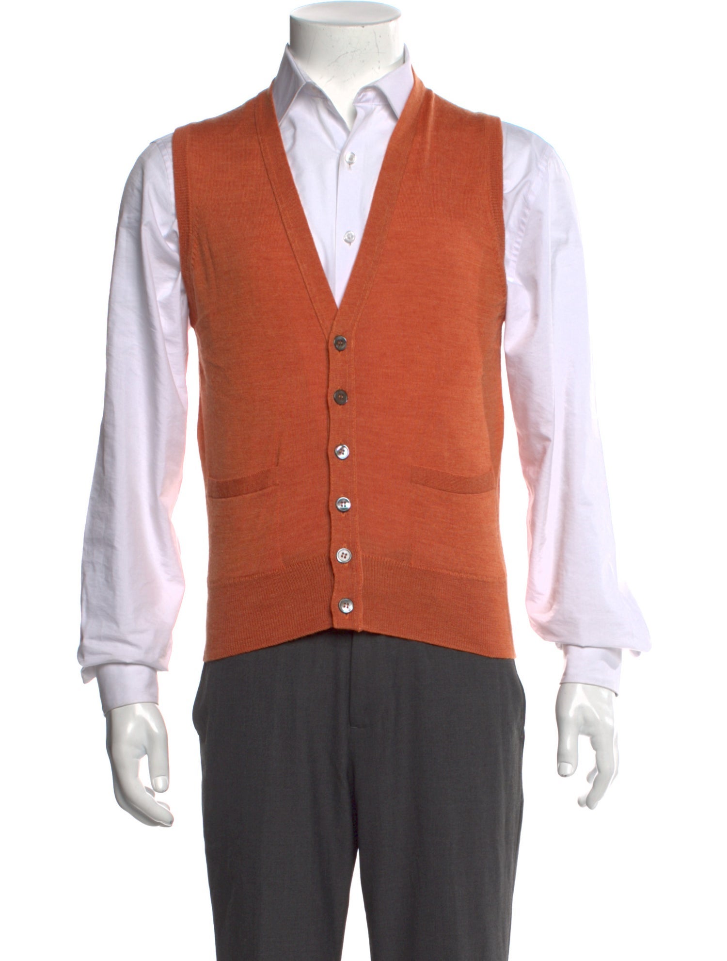 The Armoury V-Neck Sleeveless Sweater Vest