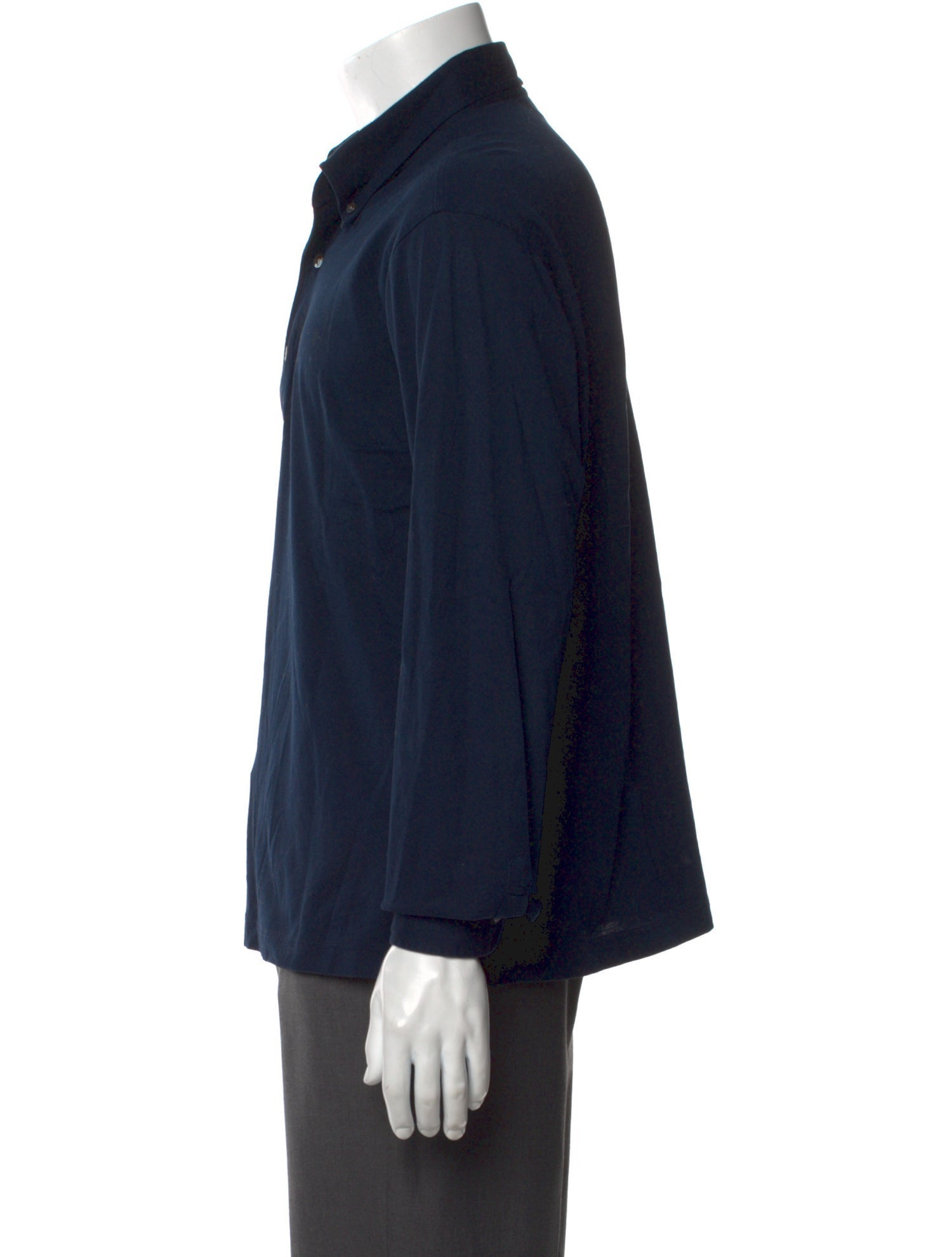 The Armoury V-Neck Long Sleeve Polo Shirt