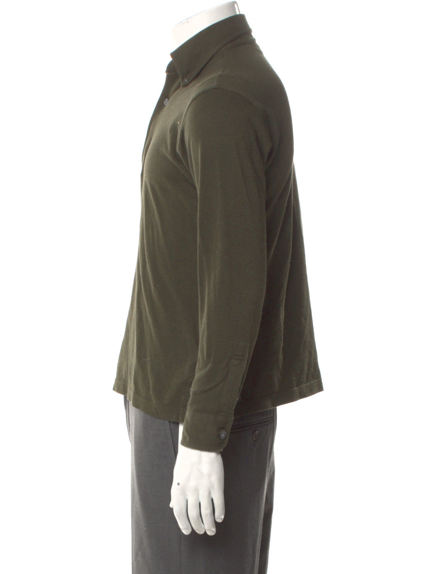 The Armoury Collar Long Sleeve Polo Shirt