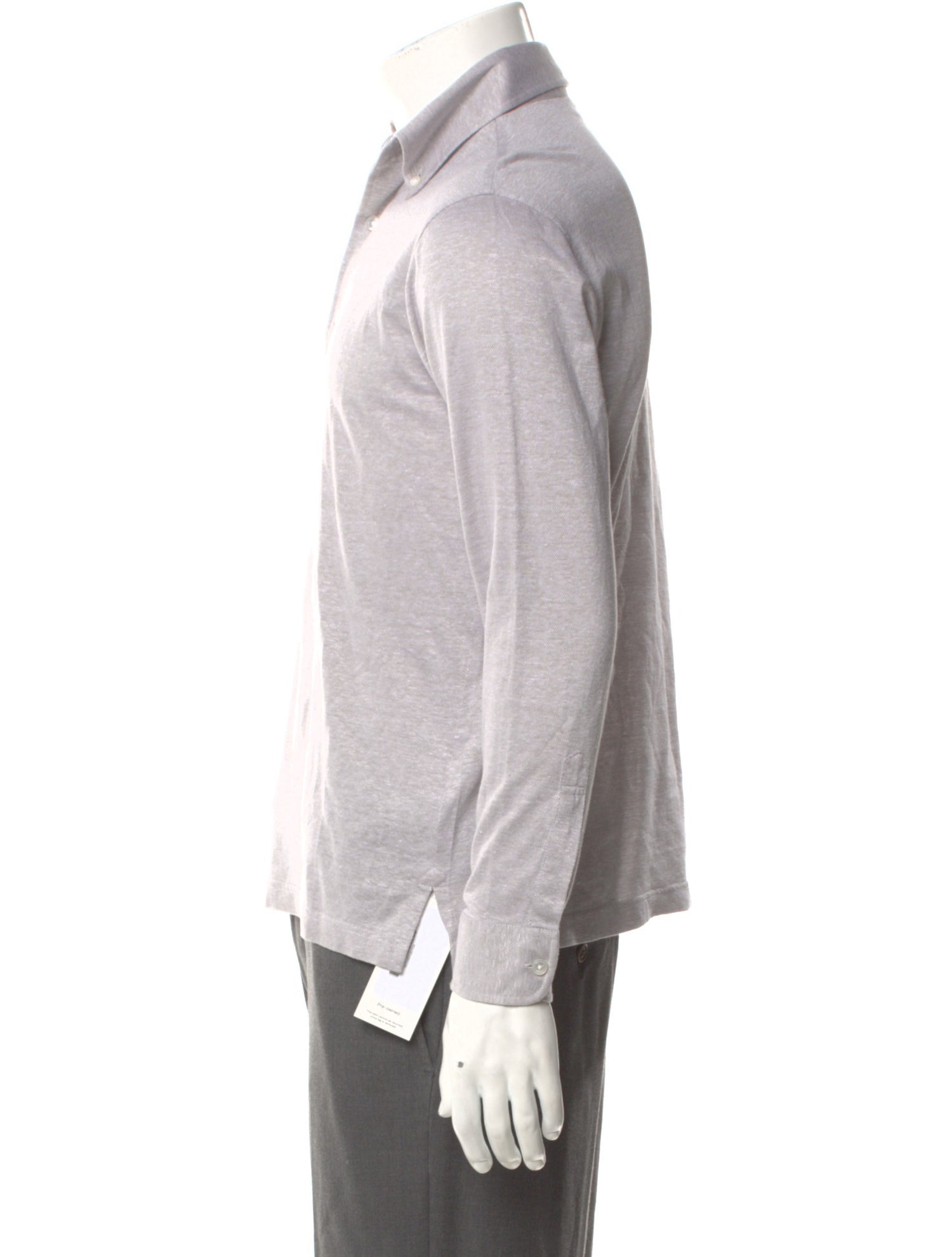 The Armoury V-Neck Long Sleeve Polo Shirt