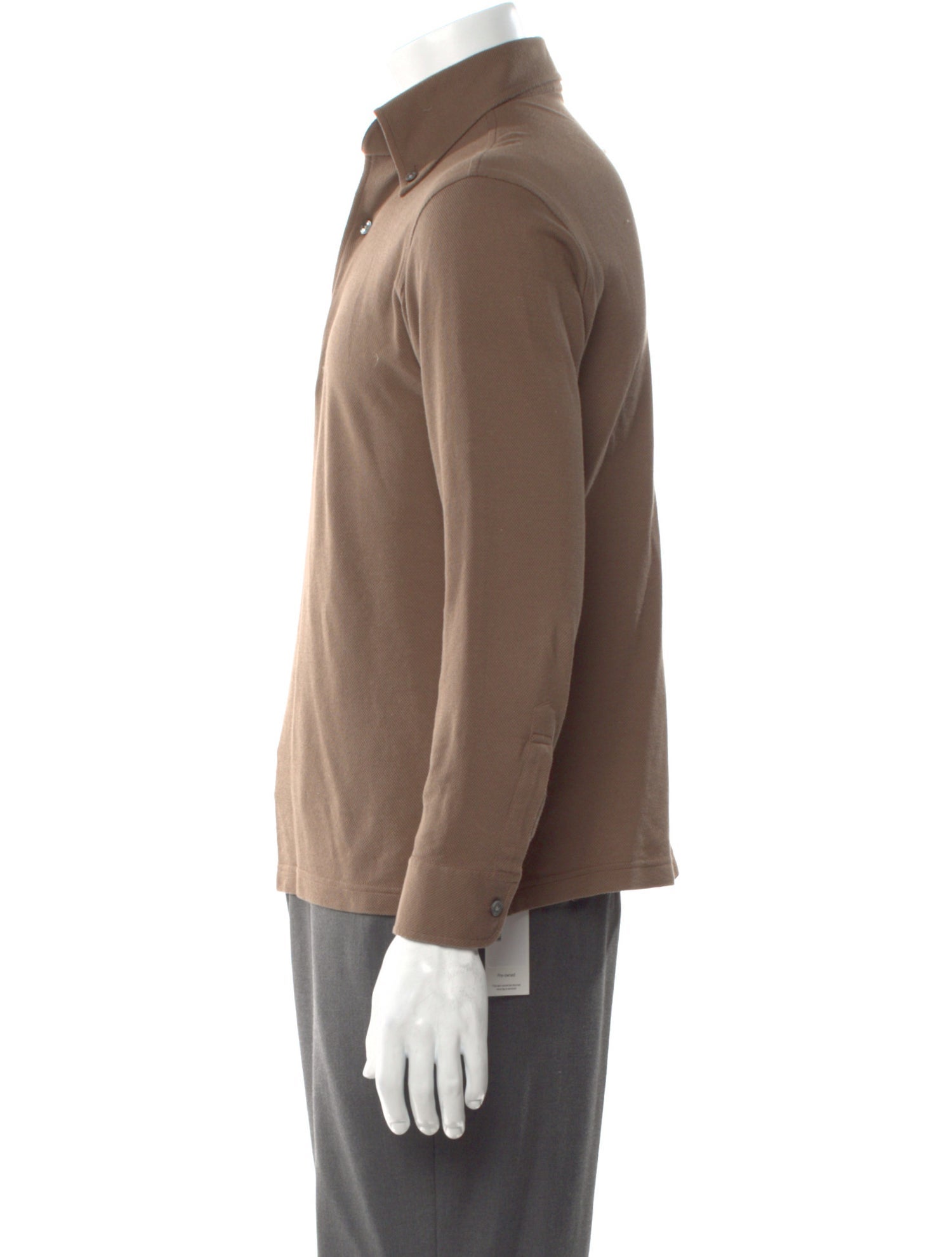 The Armoury Collar Long Sleeve Polo Shirt