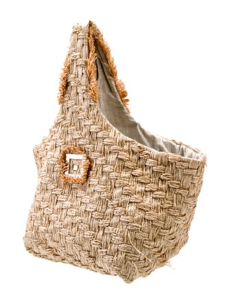 THEMIS.Z Straw Bucket Bag