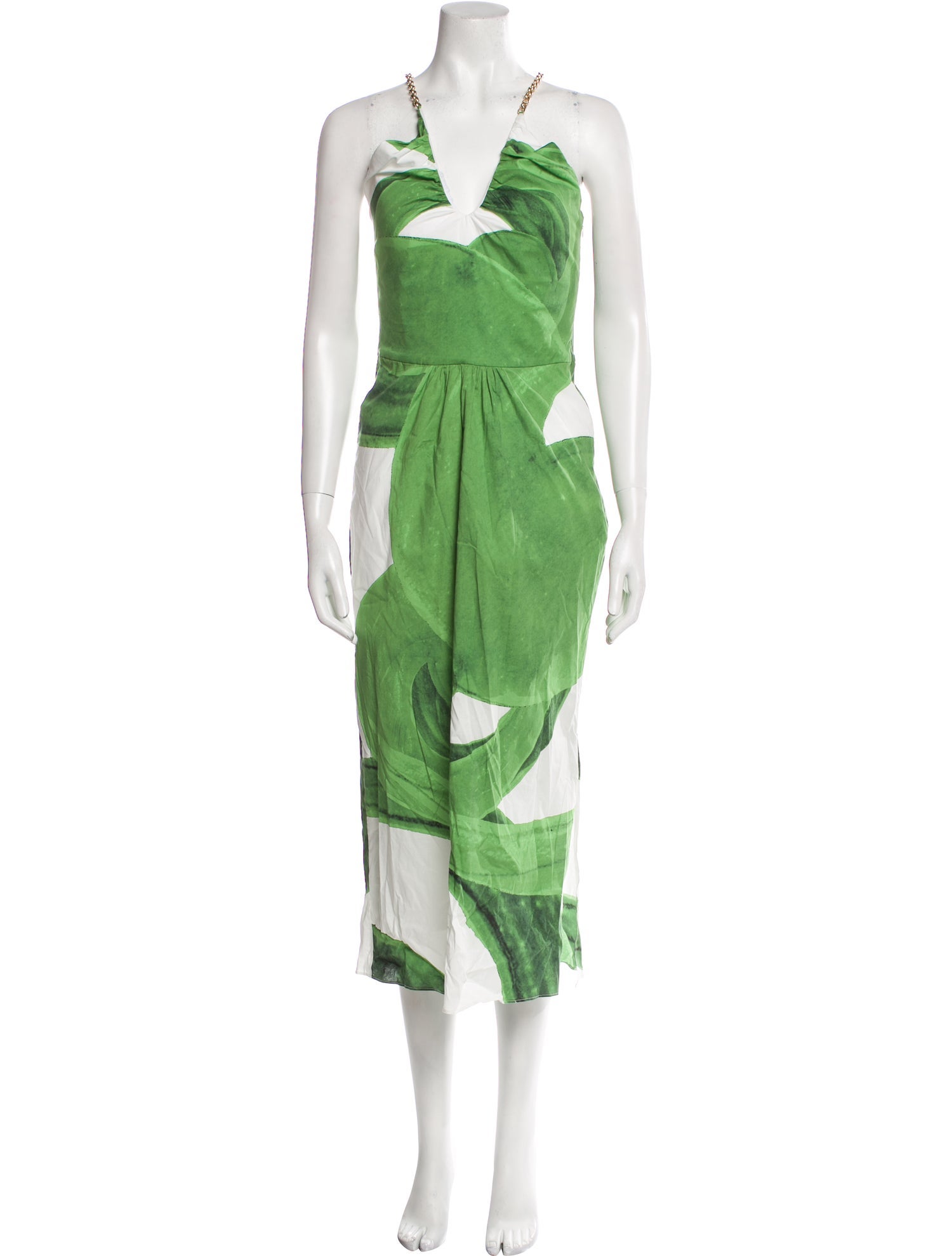 THEMIS.Z Printed Long Dress