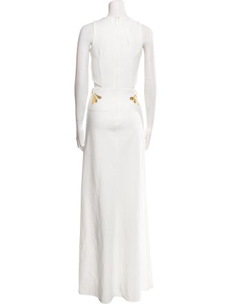 THEMIS.Z Bateau Neckline Long Dress