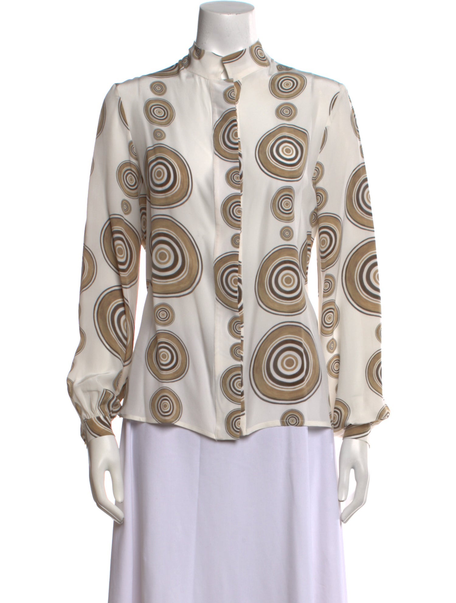 THEMIS.Z Silk Printed Blouse