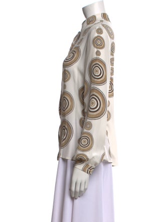 THEMIS.Z Silk Printed Blouse