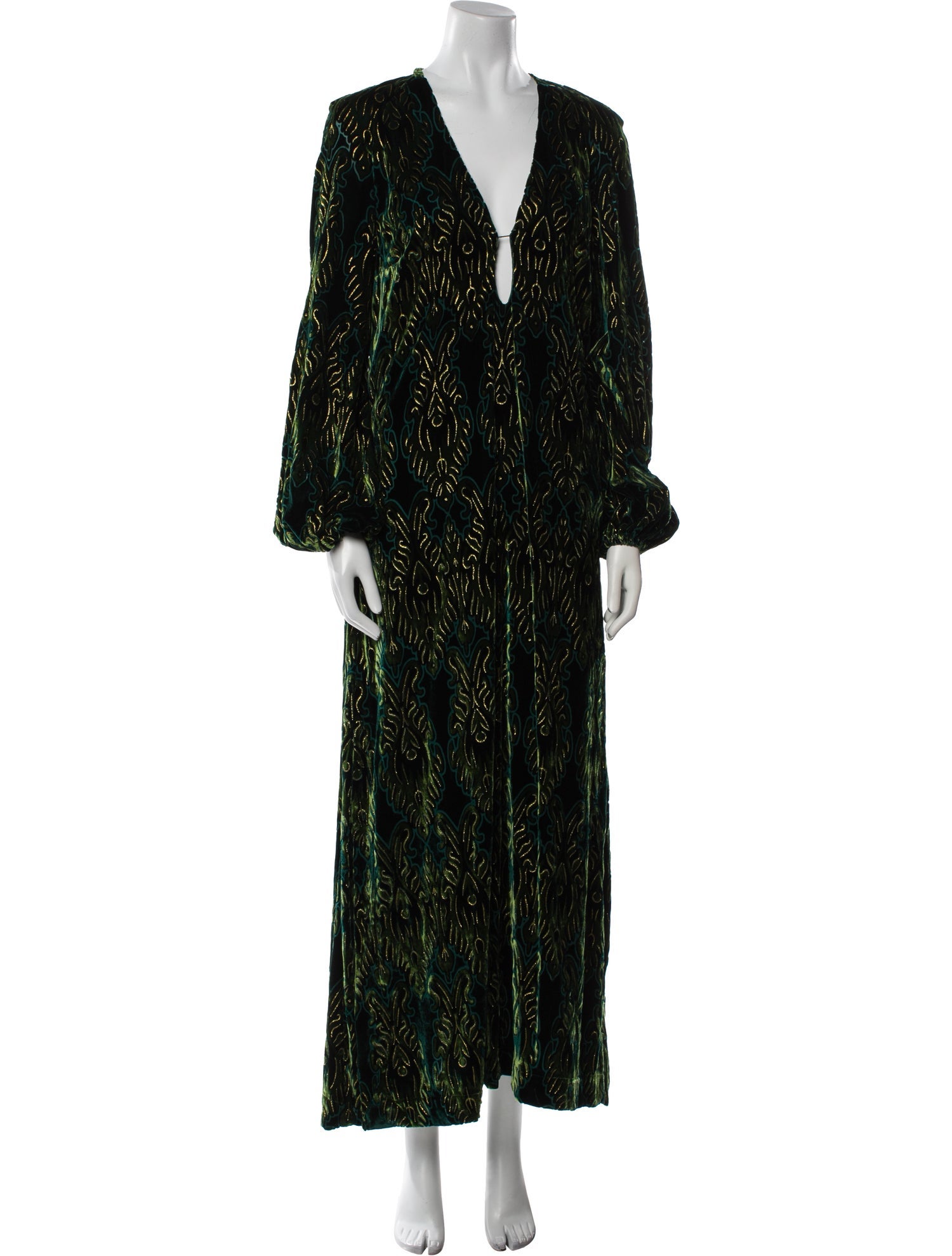 THEMIS.Z Printed Long Dress