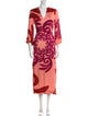 THEMIS.Z Printed Long Dress