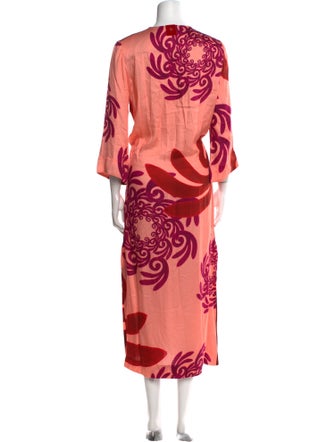 THEMIS.Z Printed Long Dress