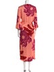 THEMIS.Z Printed Long Dress