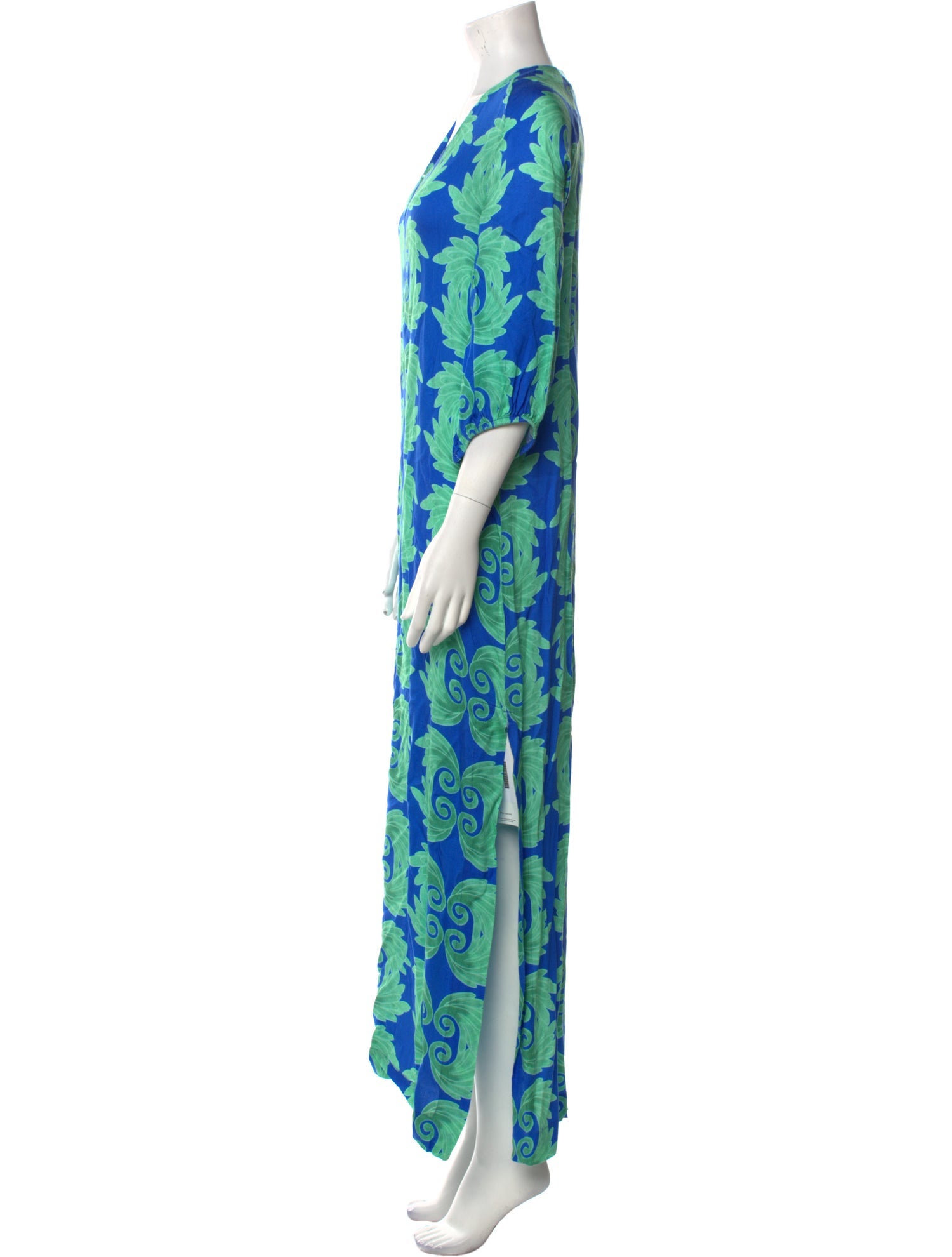 THEMIS.Z Floral Print Long Dress
