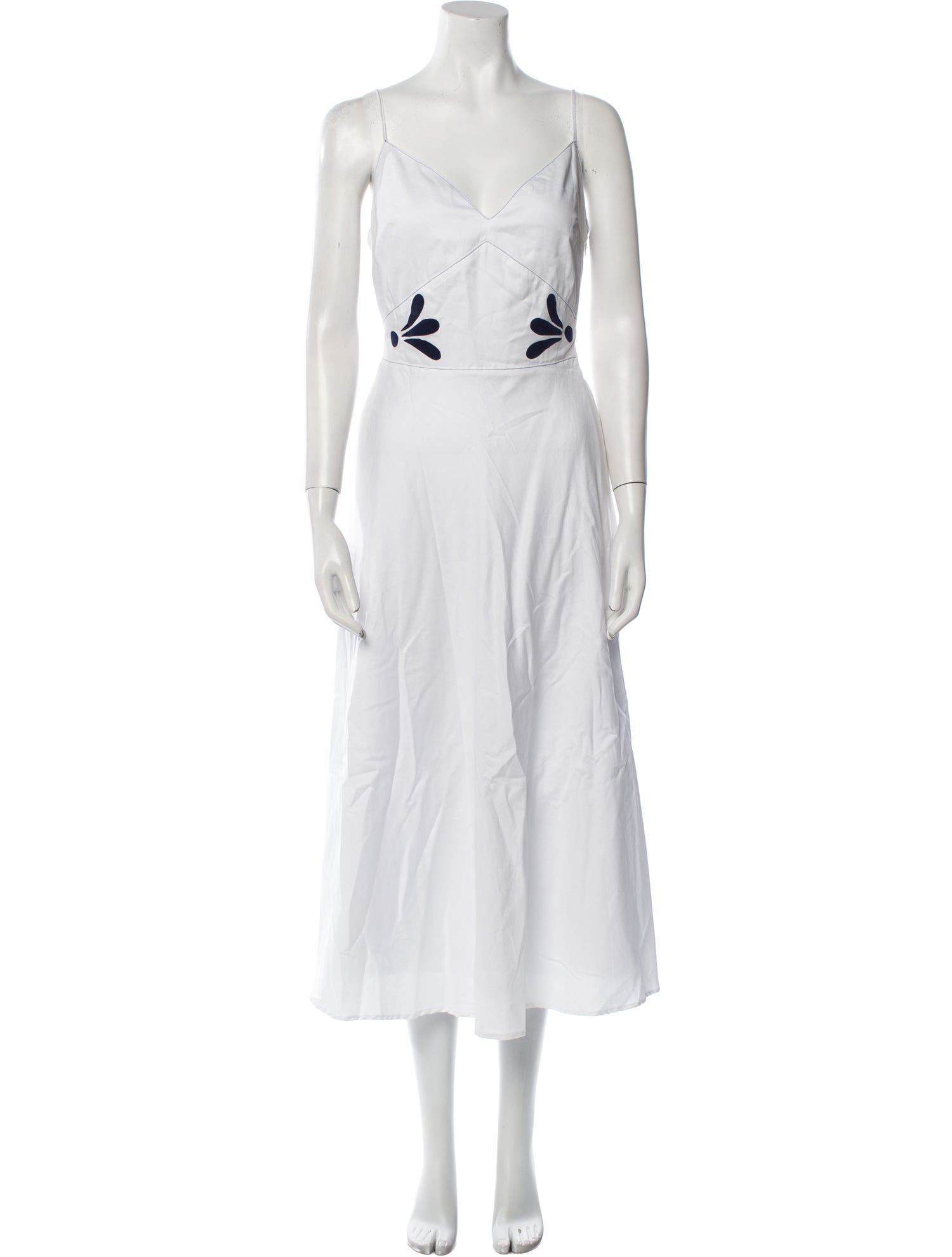 THEMIS.Z V-Neck Midi Length Dress w/ Tags