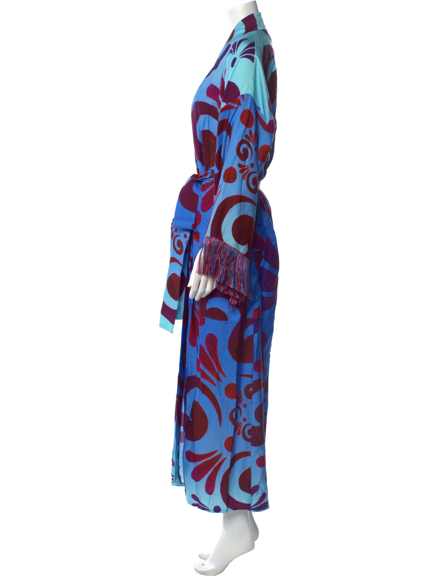 THEMIS.Z Printed Long Dress