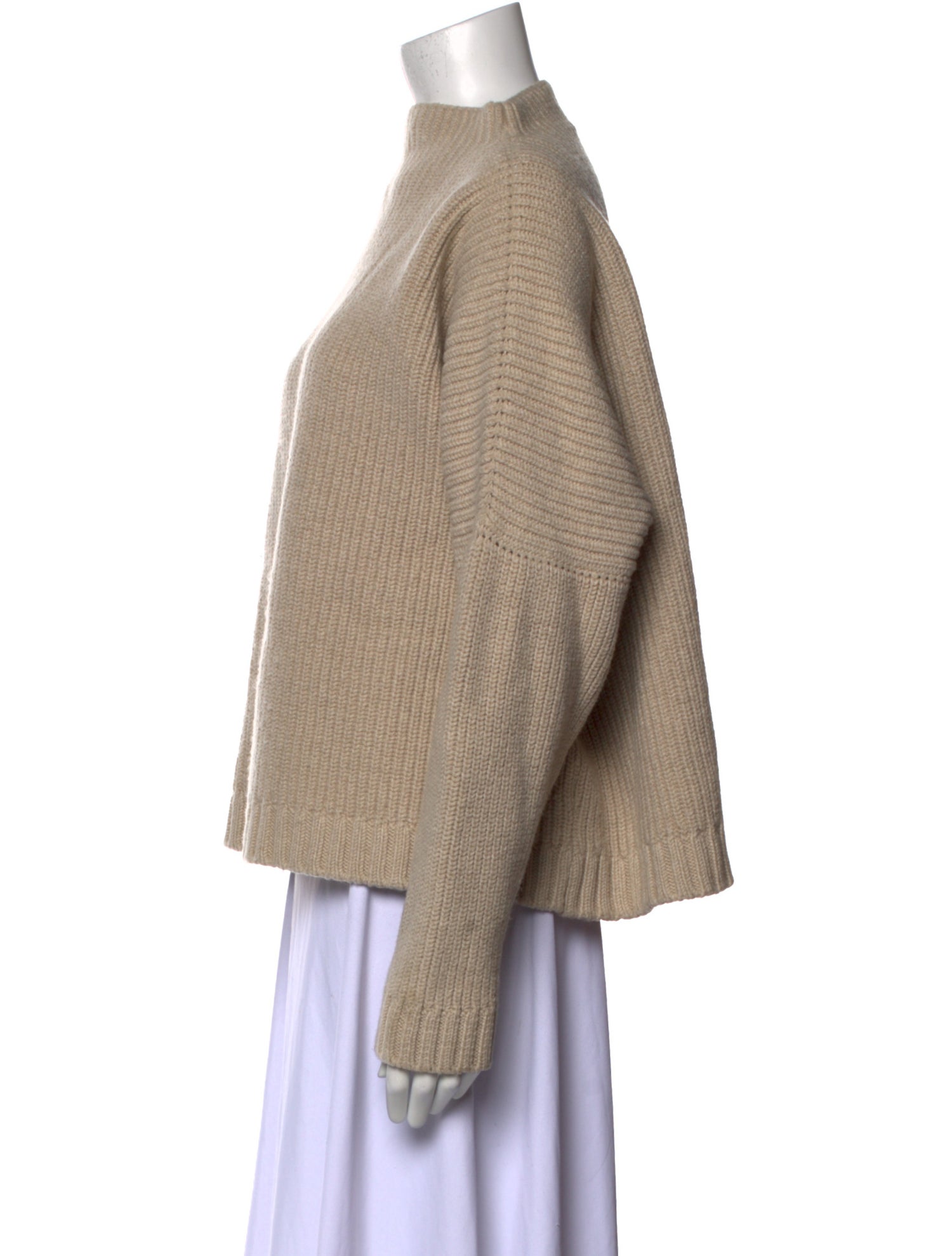 The Knotty Ones Merino Wool Mock Neck Sweater