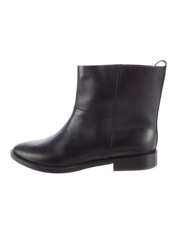 Theyskens' Theory Leather Anise Ankle Boots