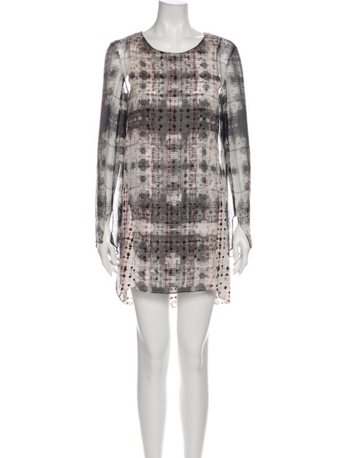 Theyskens' Theory Silk Mini Dress White