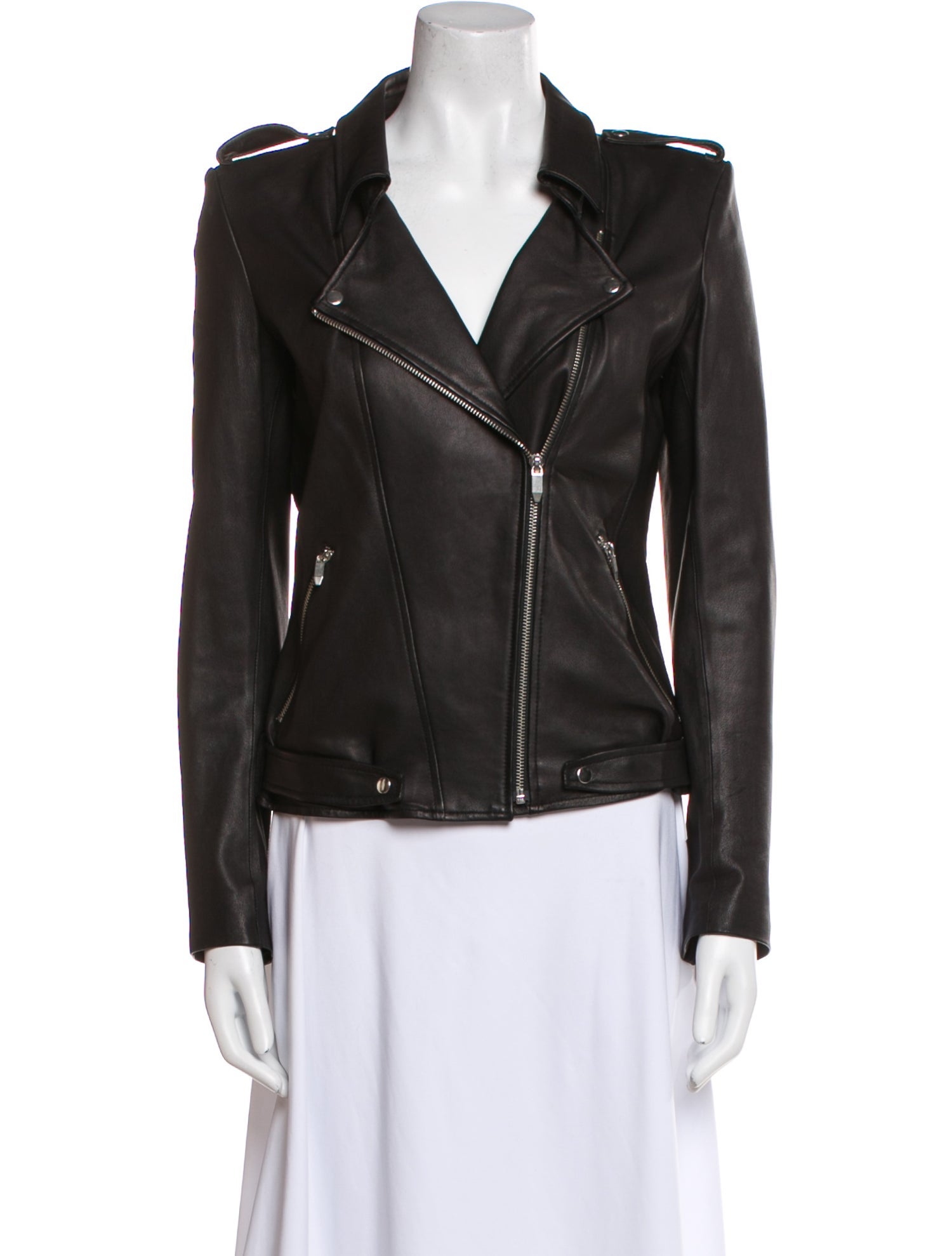 Theyskens' Theory Leather Biker Jacket
