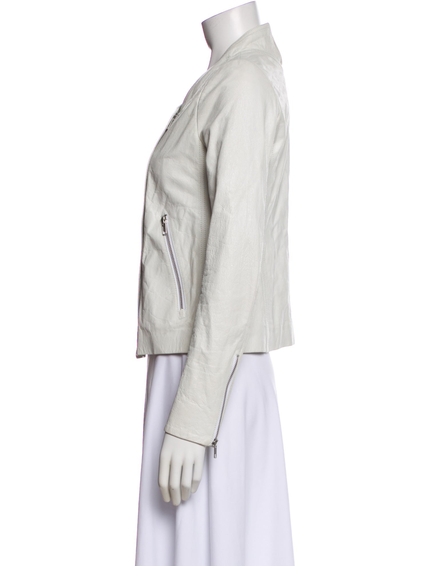 Theyskens' Theory Lamb Leather Biker Jacket