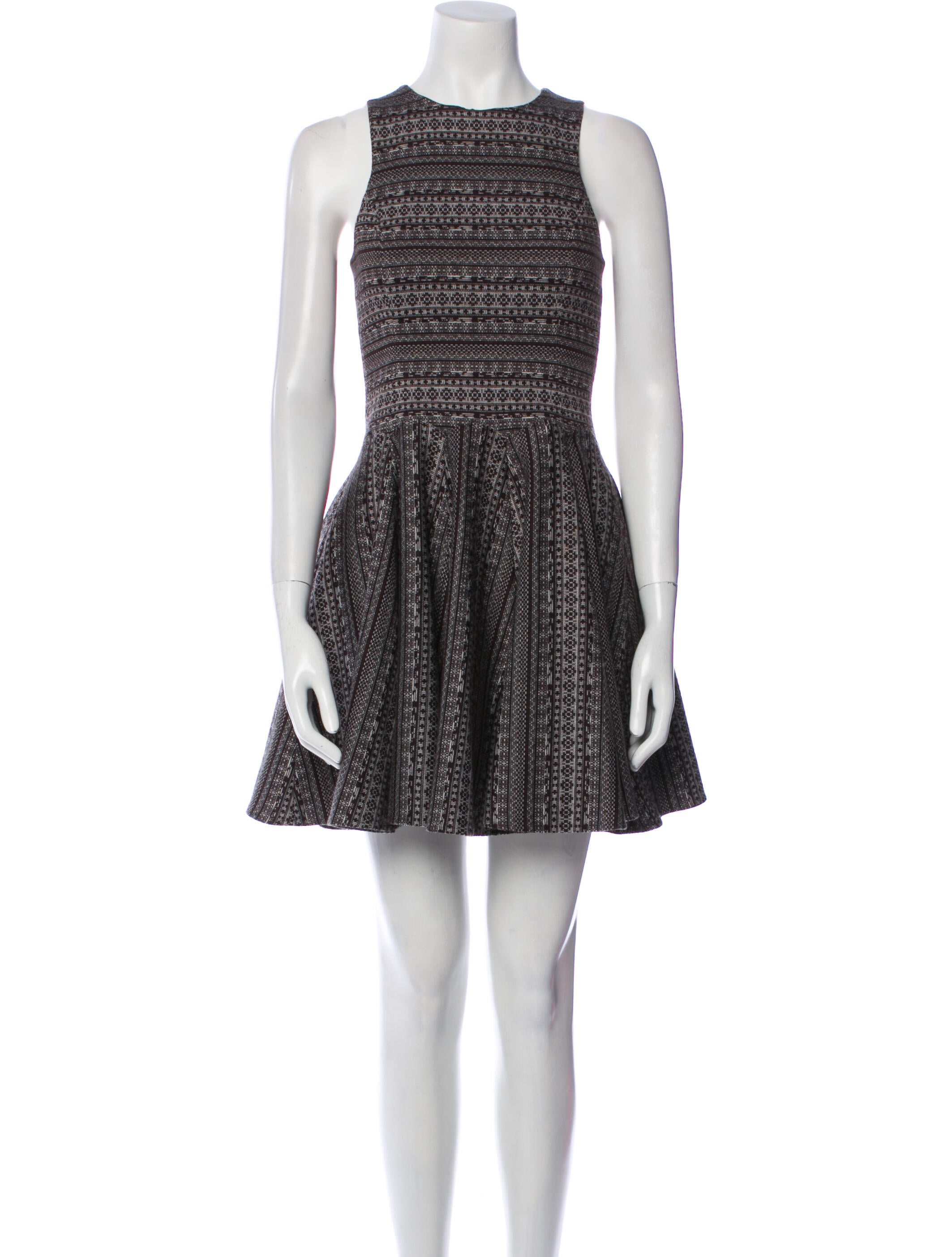 Tibi Striped Mini Dress