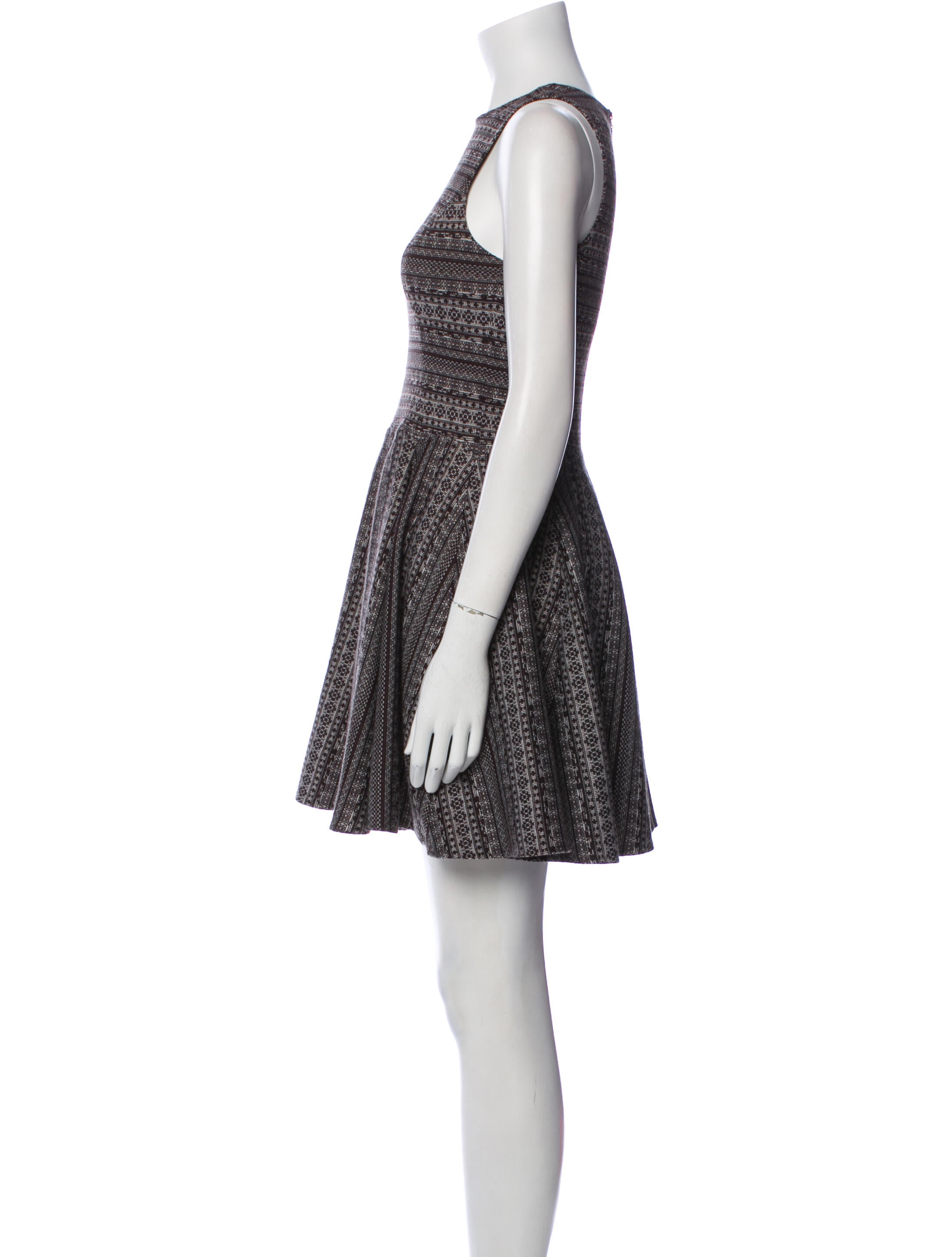 Tibi Striped Mini Dress