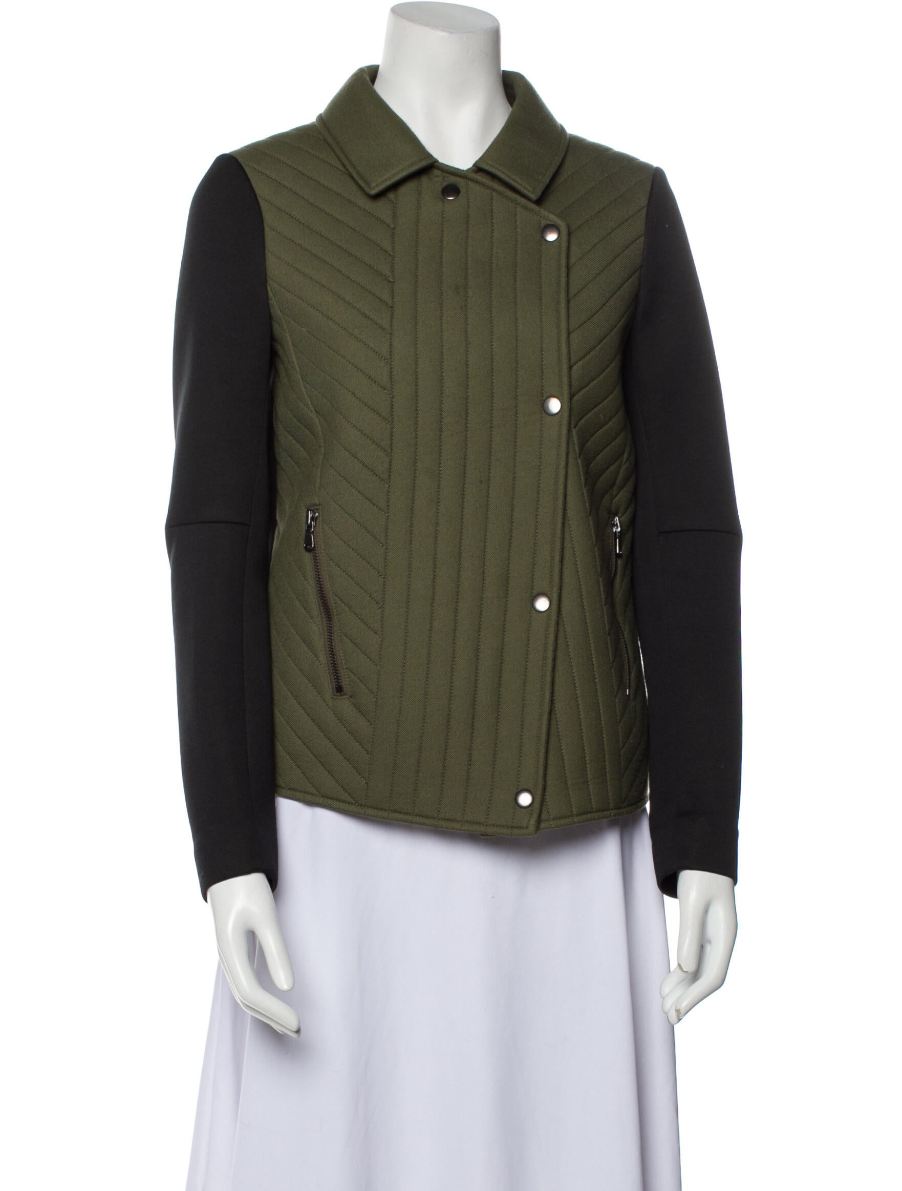 Tibi Striped Utility Jacket