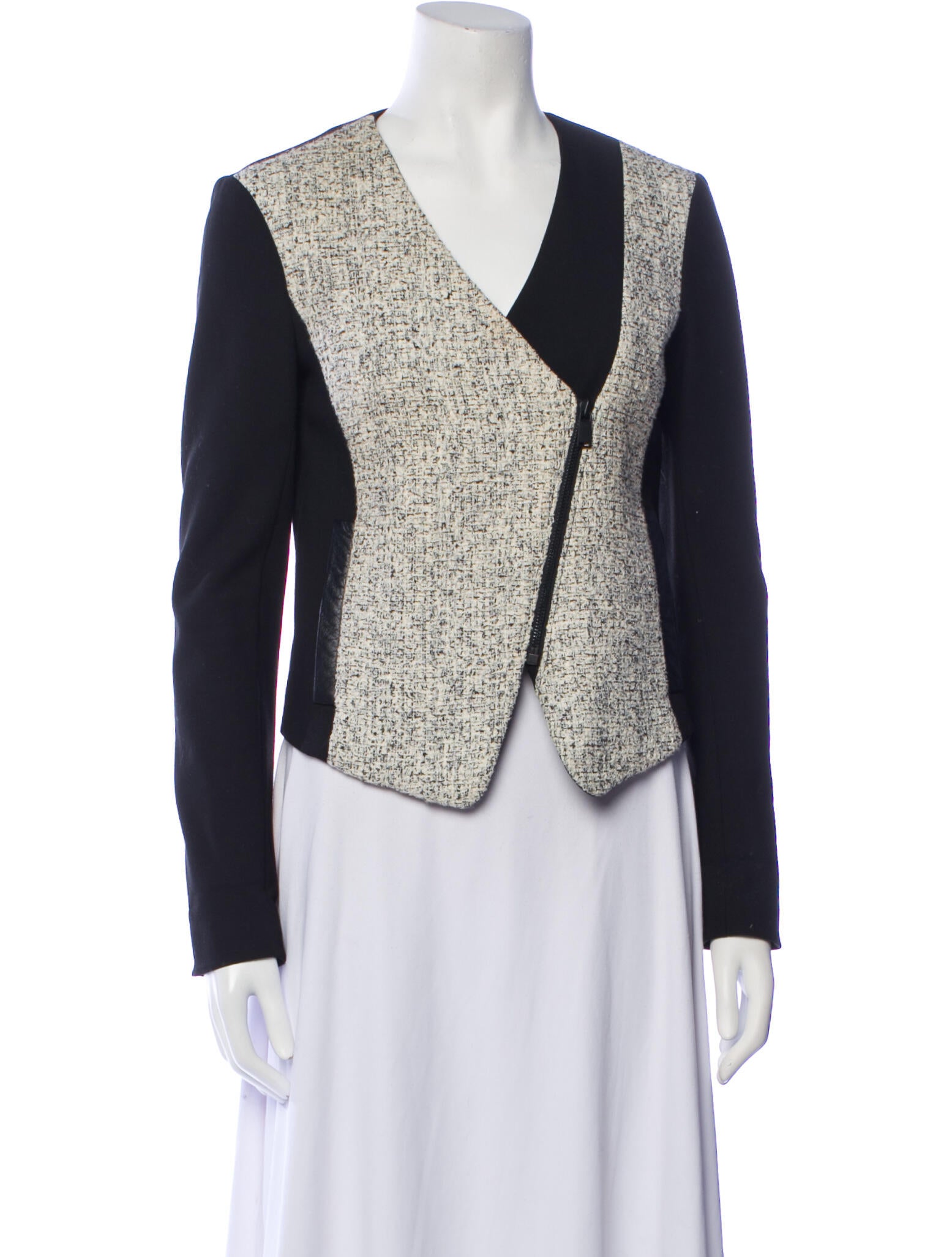 Tibi Tweed Pattern Jacket