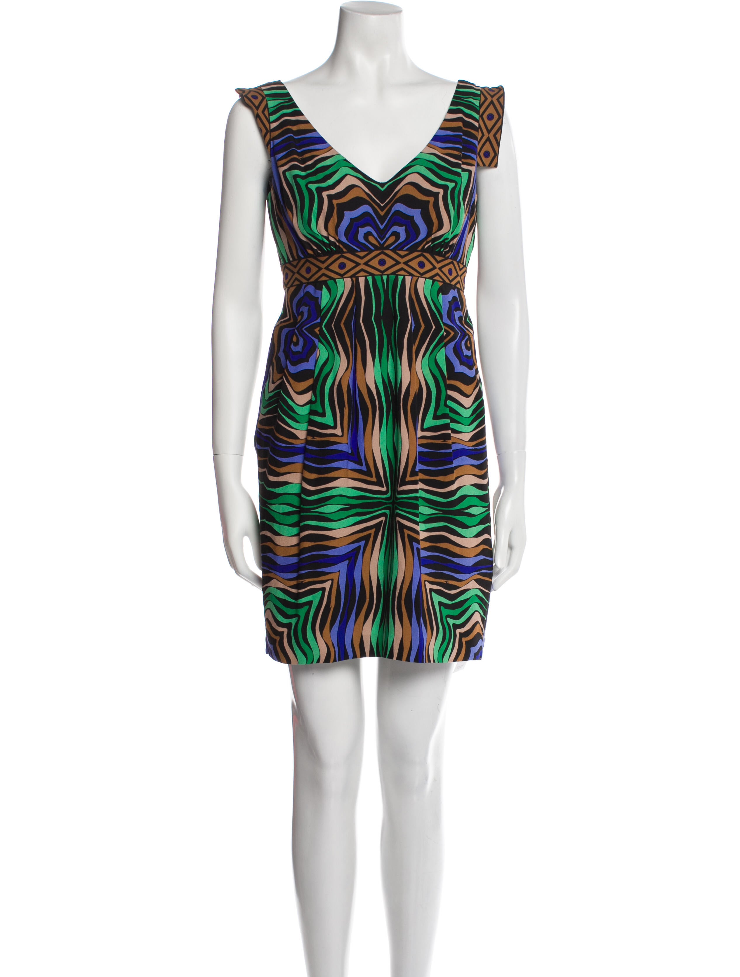 Tibi Printed Mini Dress