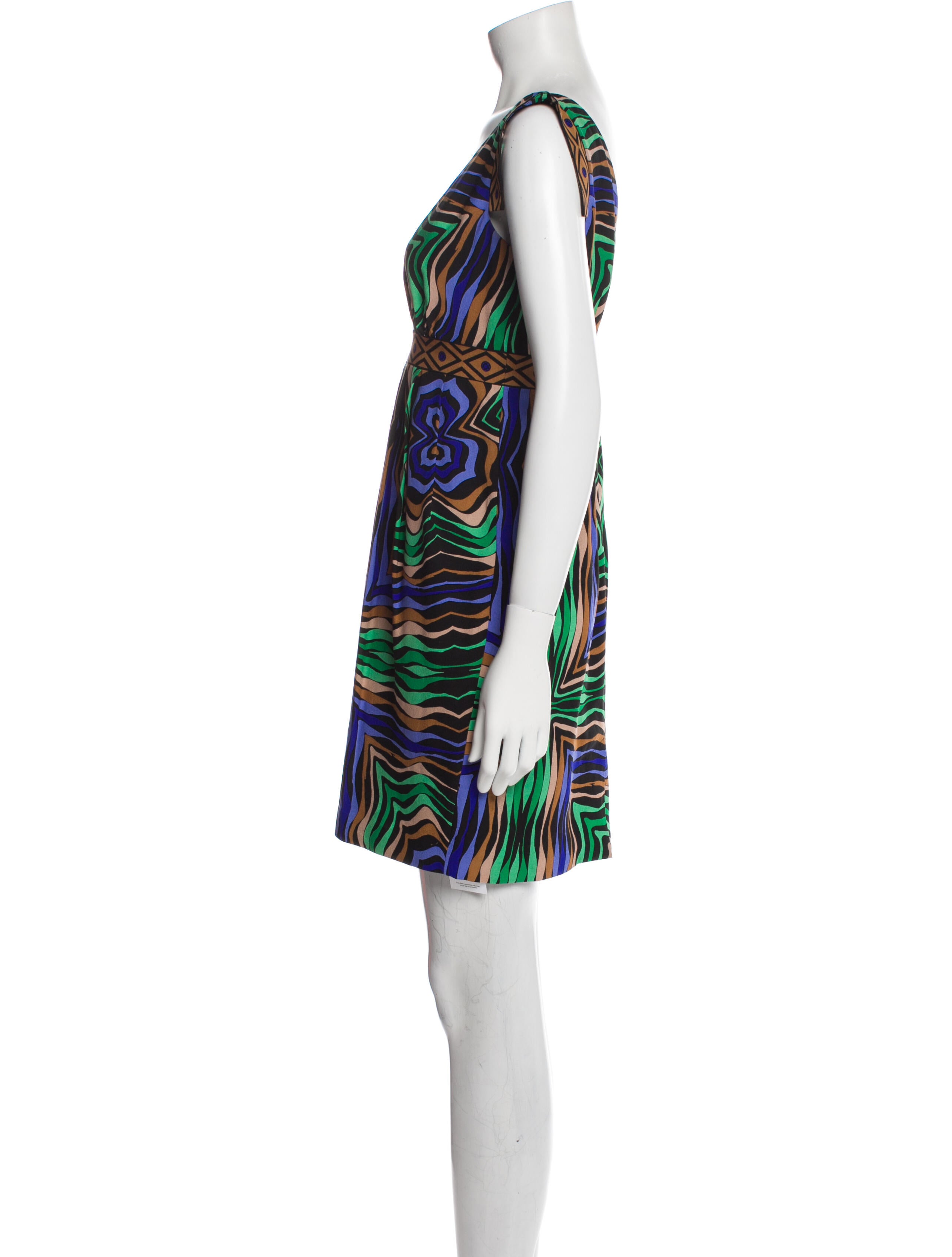 Tibi Printed Mini Dress