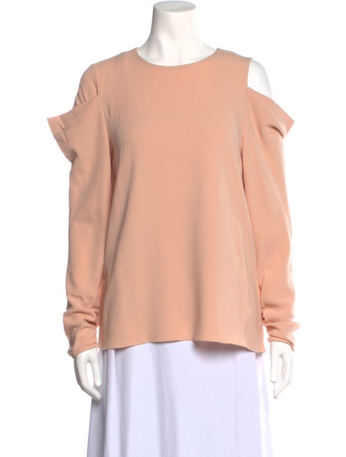 Tibi Crew Neck Long Sleeve Sweatshirt
