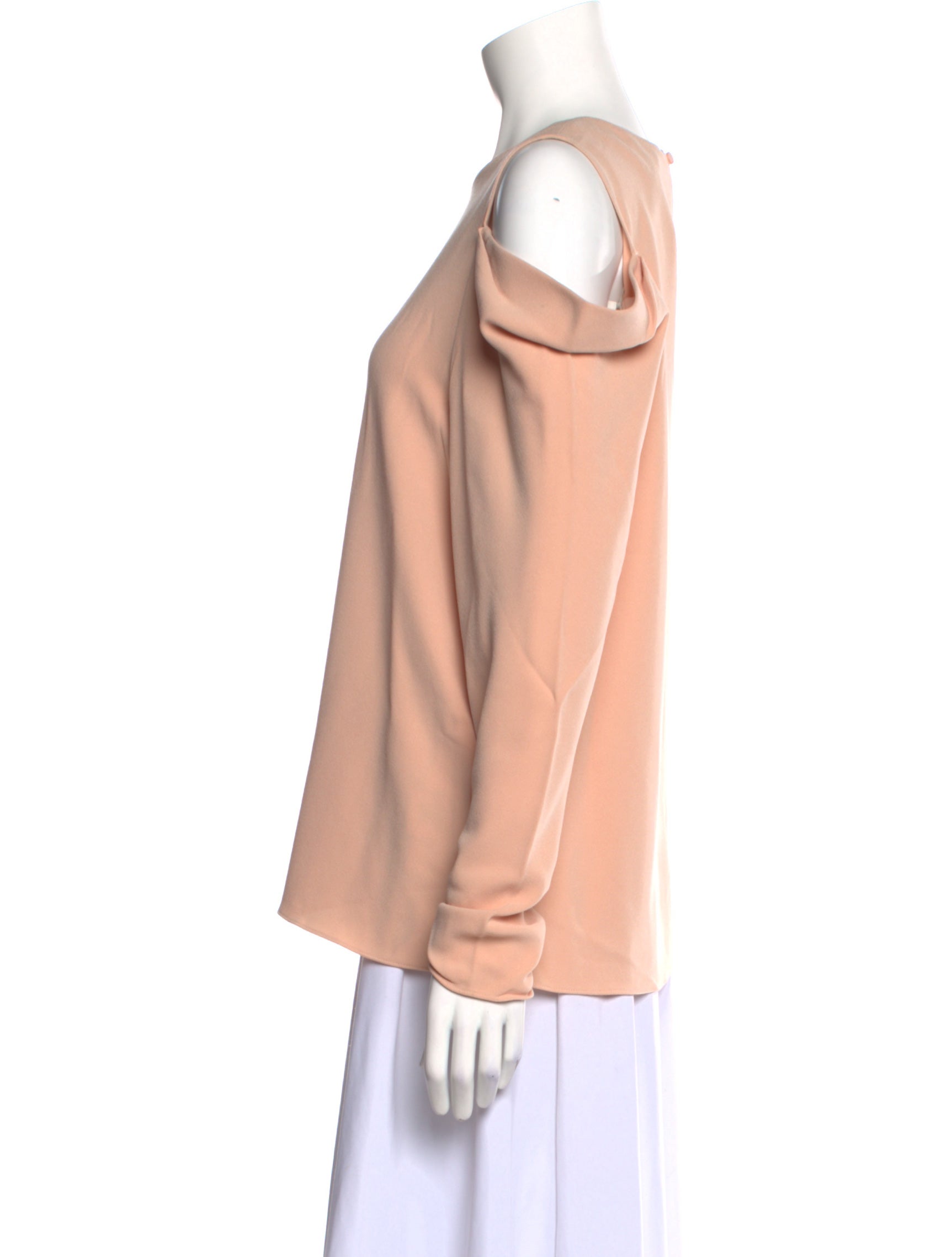 Tibi Crew Neck Long Sleeve Sweatshirt