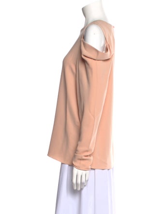 Tibi Crew Neck Long Sleeve Sweatshirt