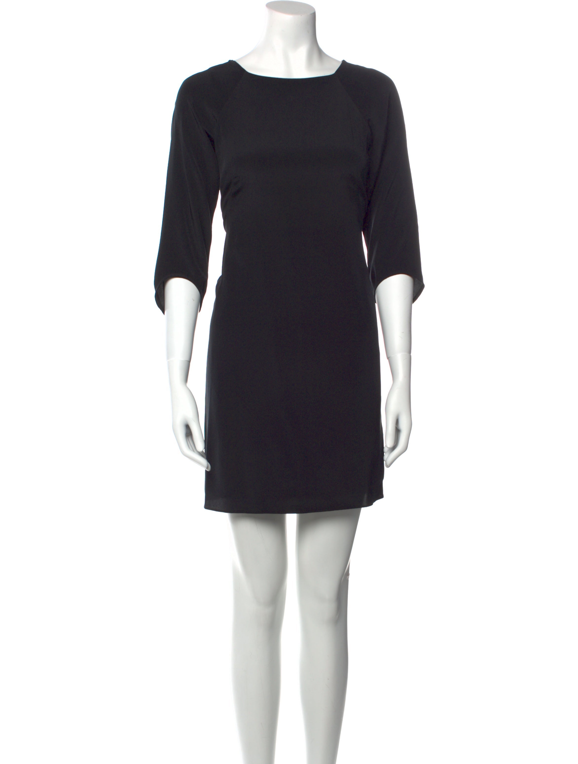 Tibi Bateau Neckline Mini Dress