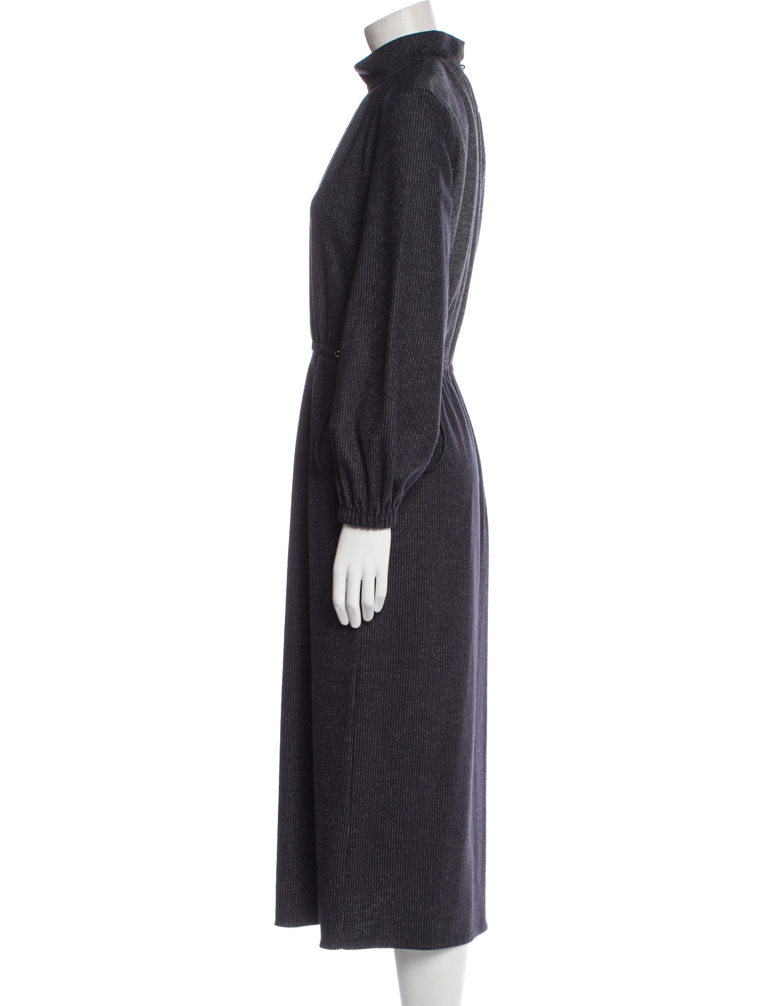 Tibi Turtleneck Long Dress