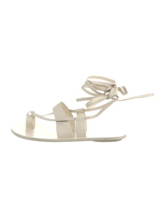 Tibi Leather Gladiator Sandals