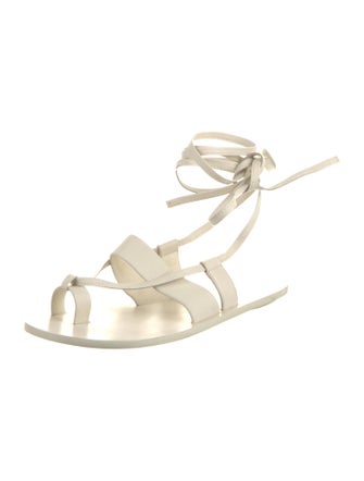 Tibi Leather Gladiator Sandals