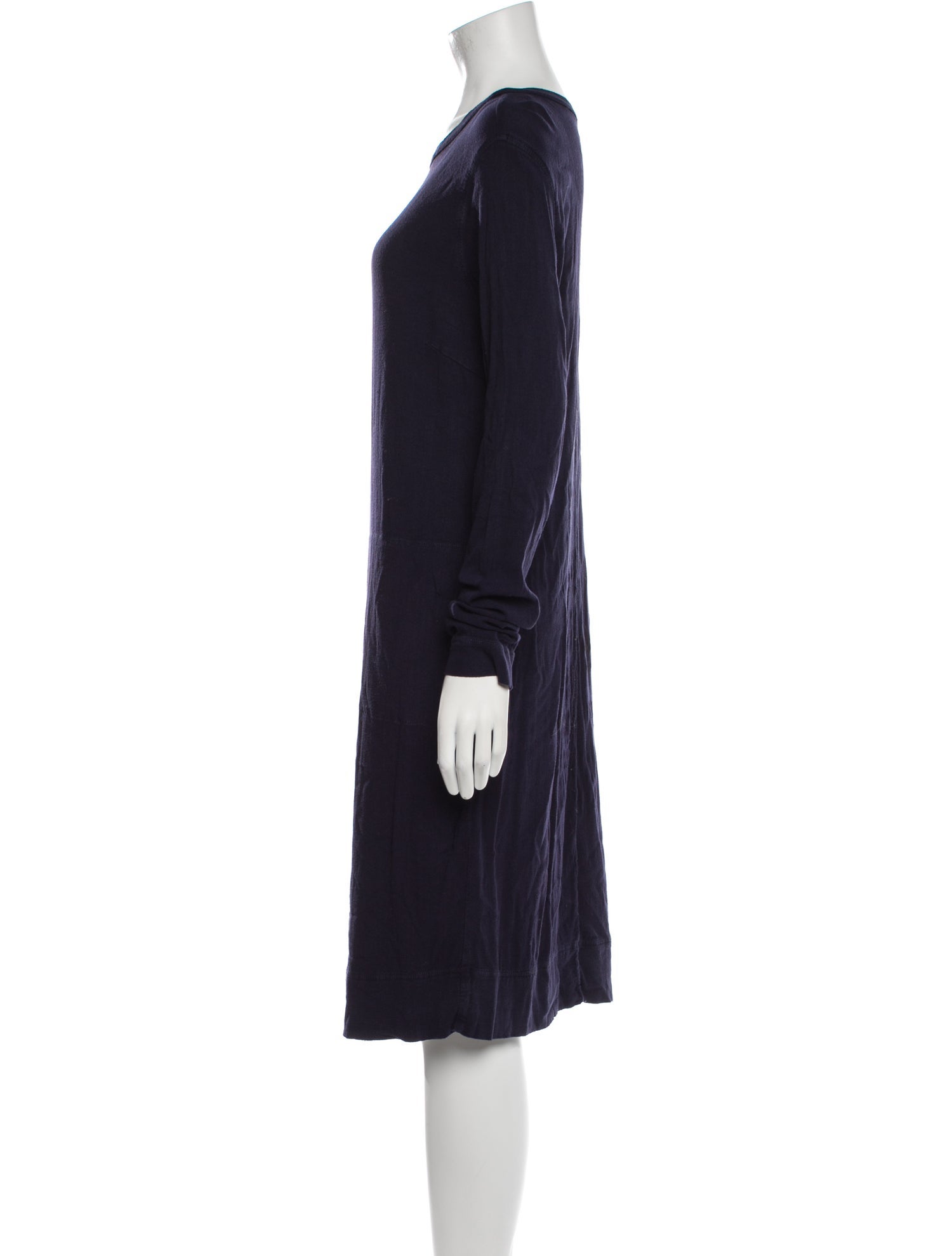 Tibi Bateau Neckline Midi Length Dress