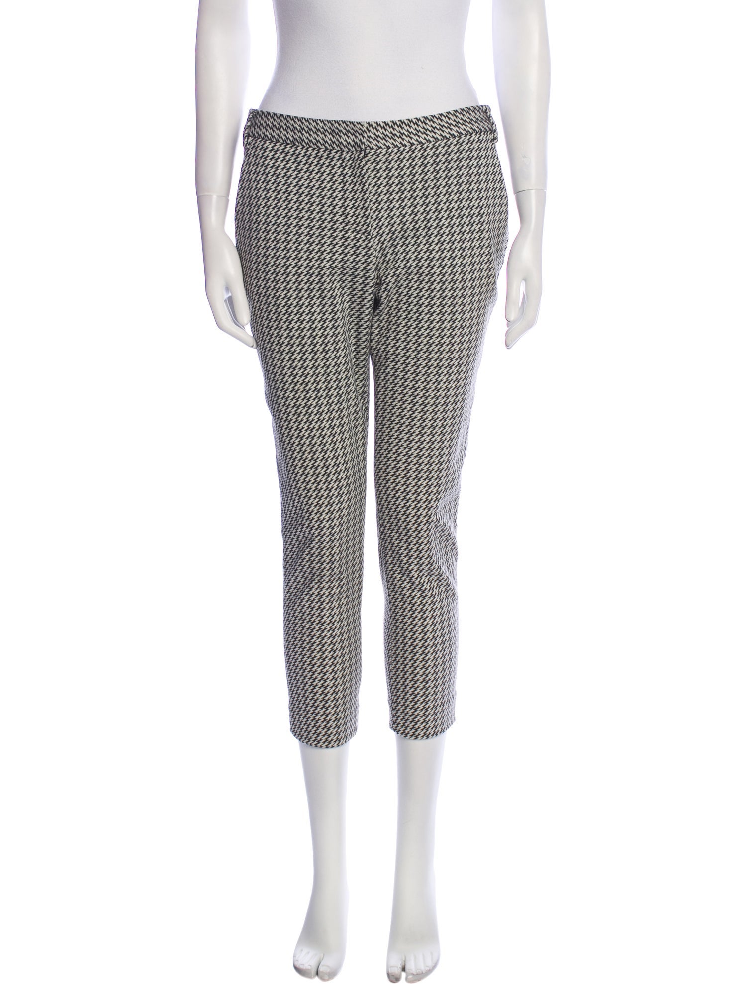 Tibi Printed Skinny Leg Pants