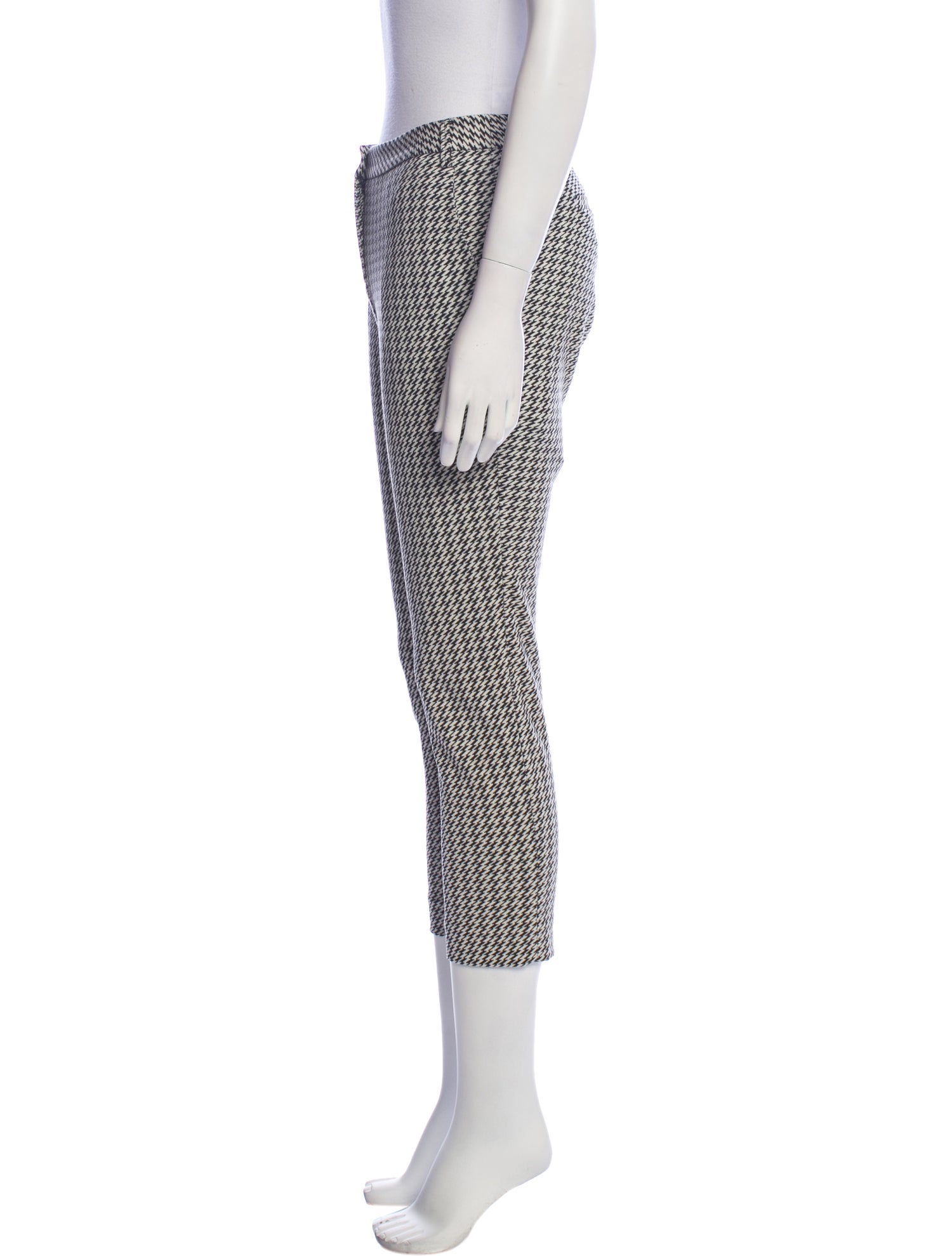 Tibi Printed Skinny Leg Pants