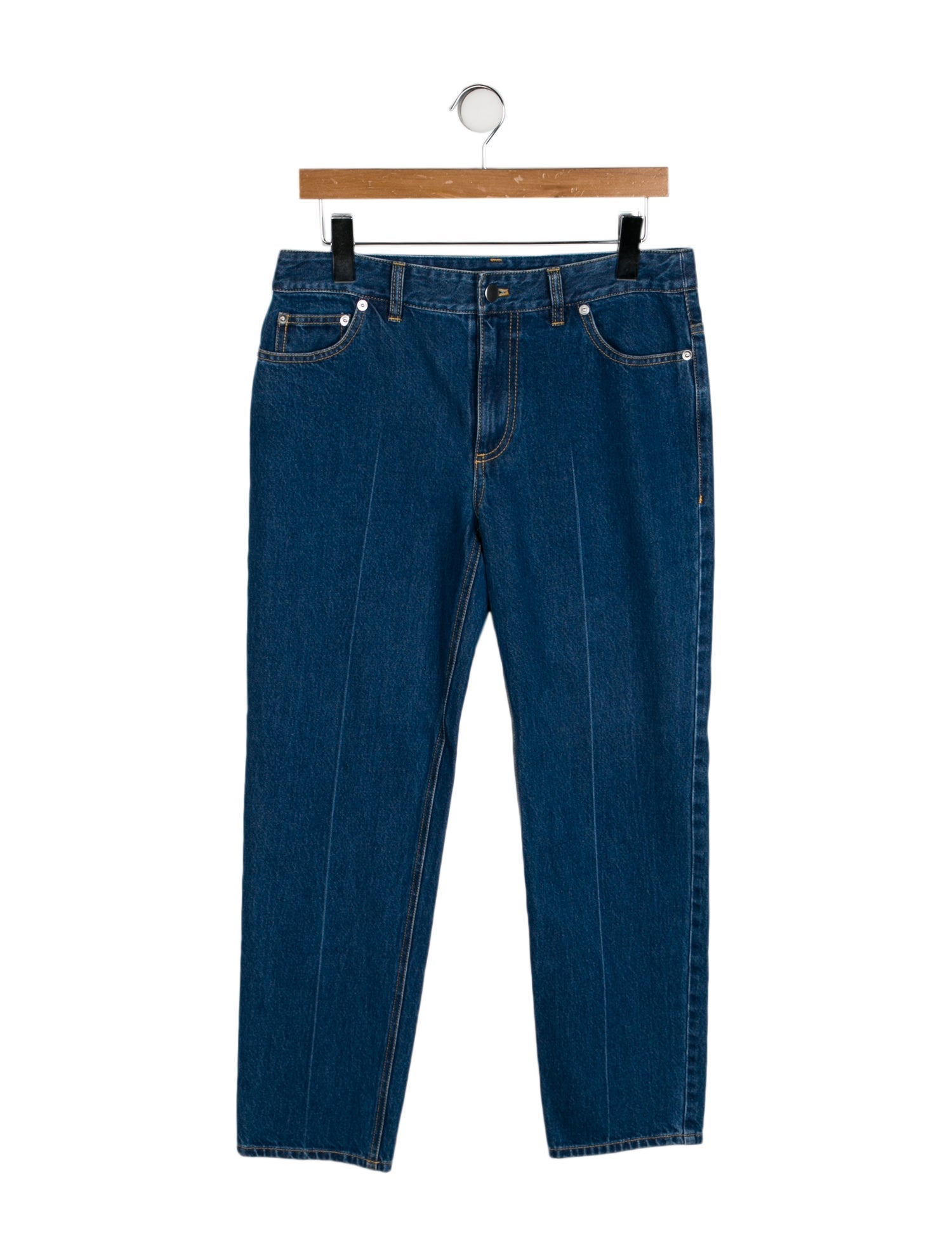 Tibi High-Rise Straight Leg Jeans w/ Tags
