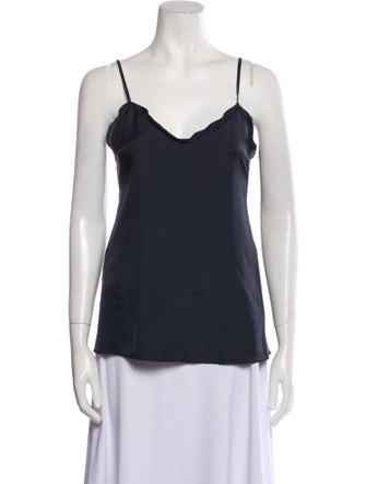 Tibi V-Neck Sleeveless Top