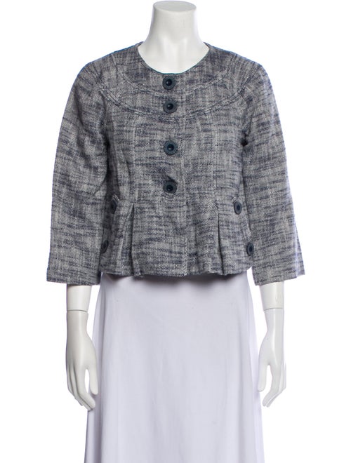 Tibi Tweed Pattern Evening Jacket