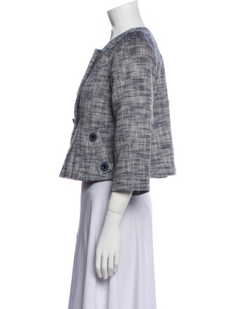Tibi Tweed Pattern Evening Jacket