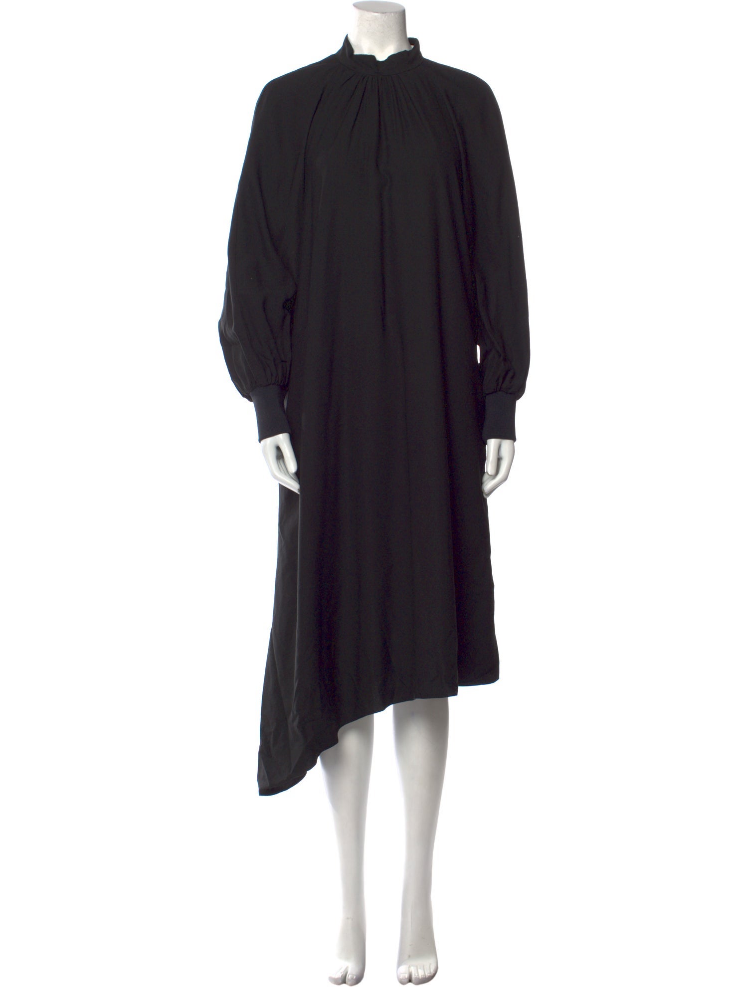 Tibi Mock Neck Long Dress