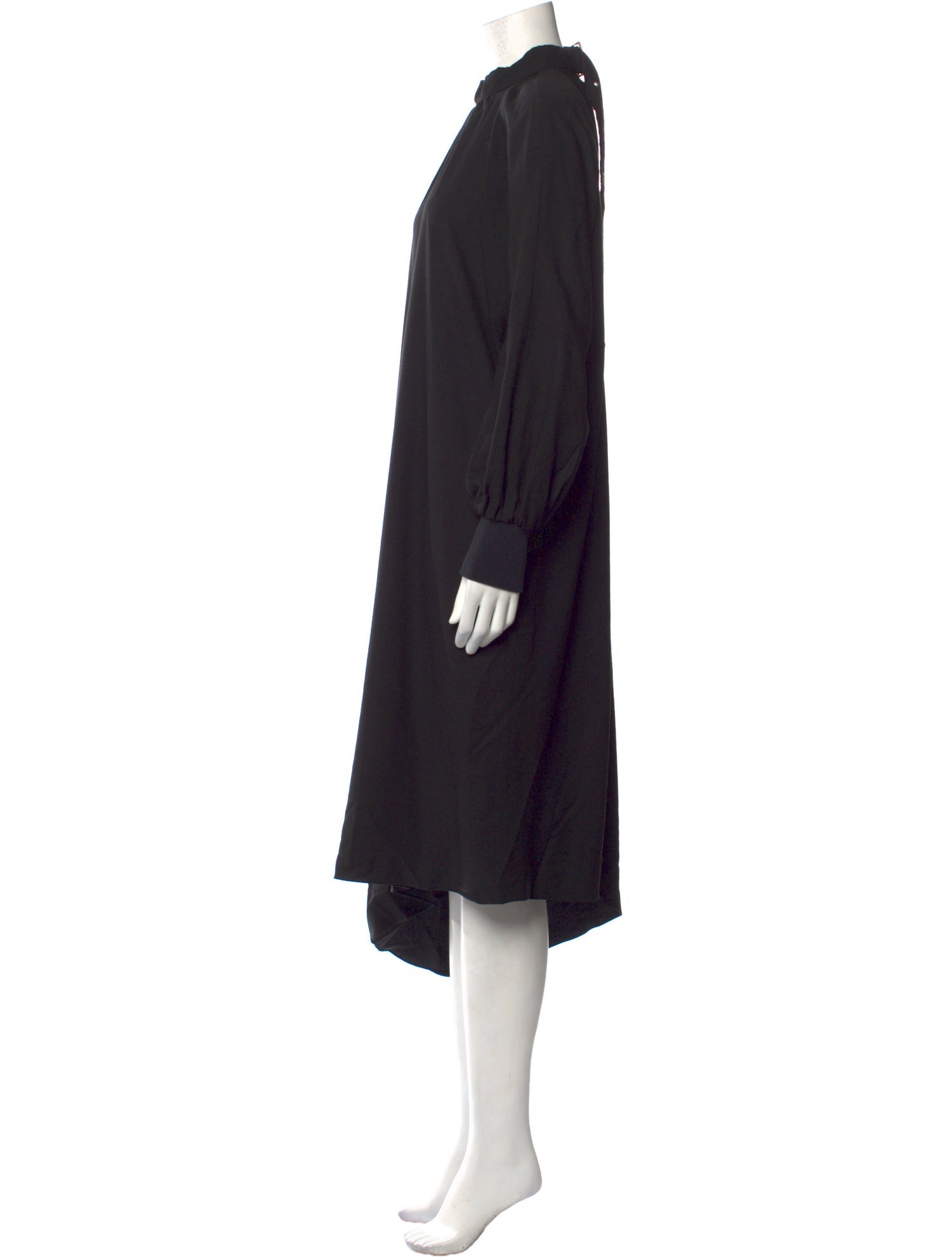 Tibi Mock Neck Long Dress