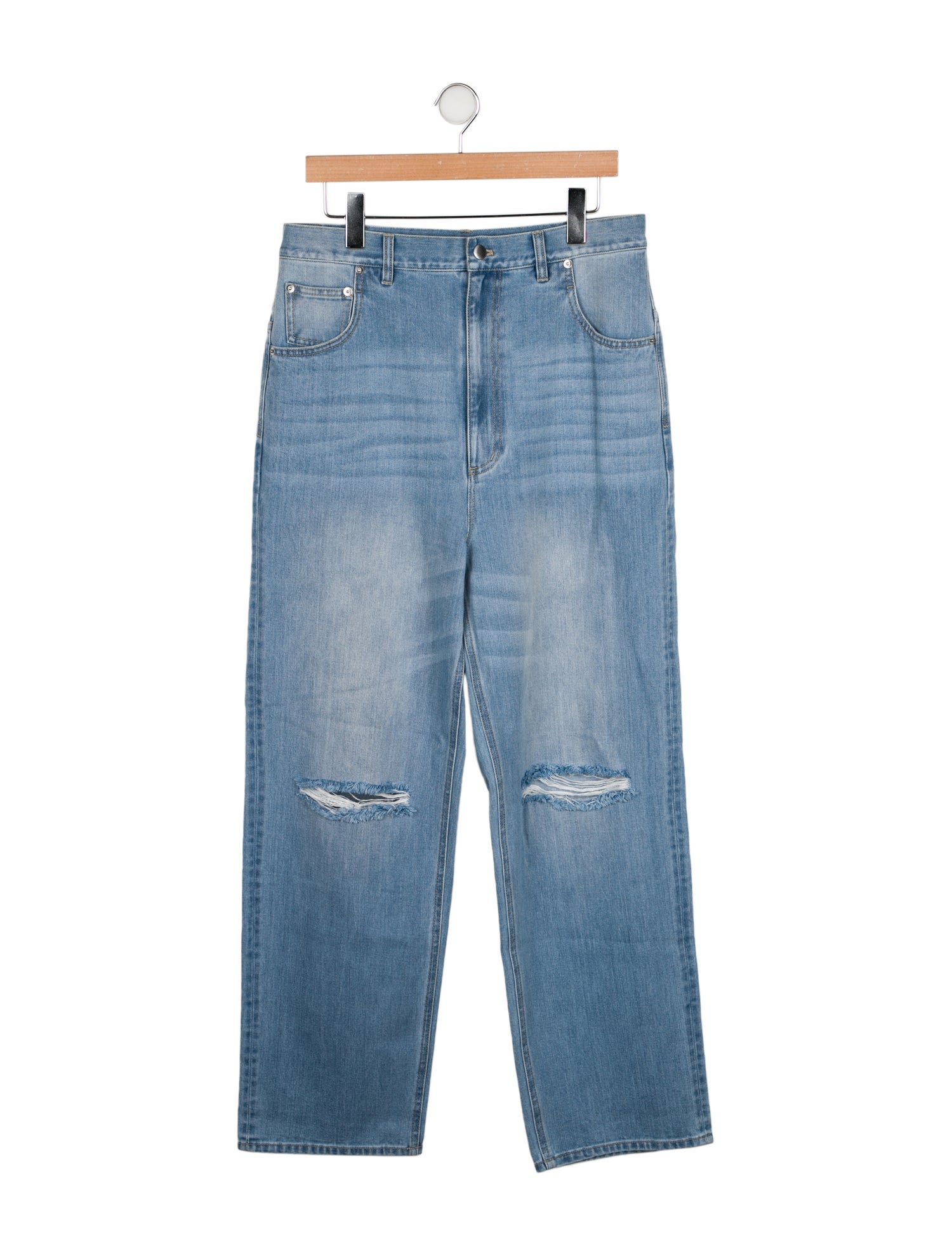 Tibi High-Rise Straight Leg Jeans w/ Tags