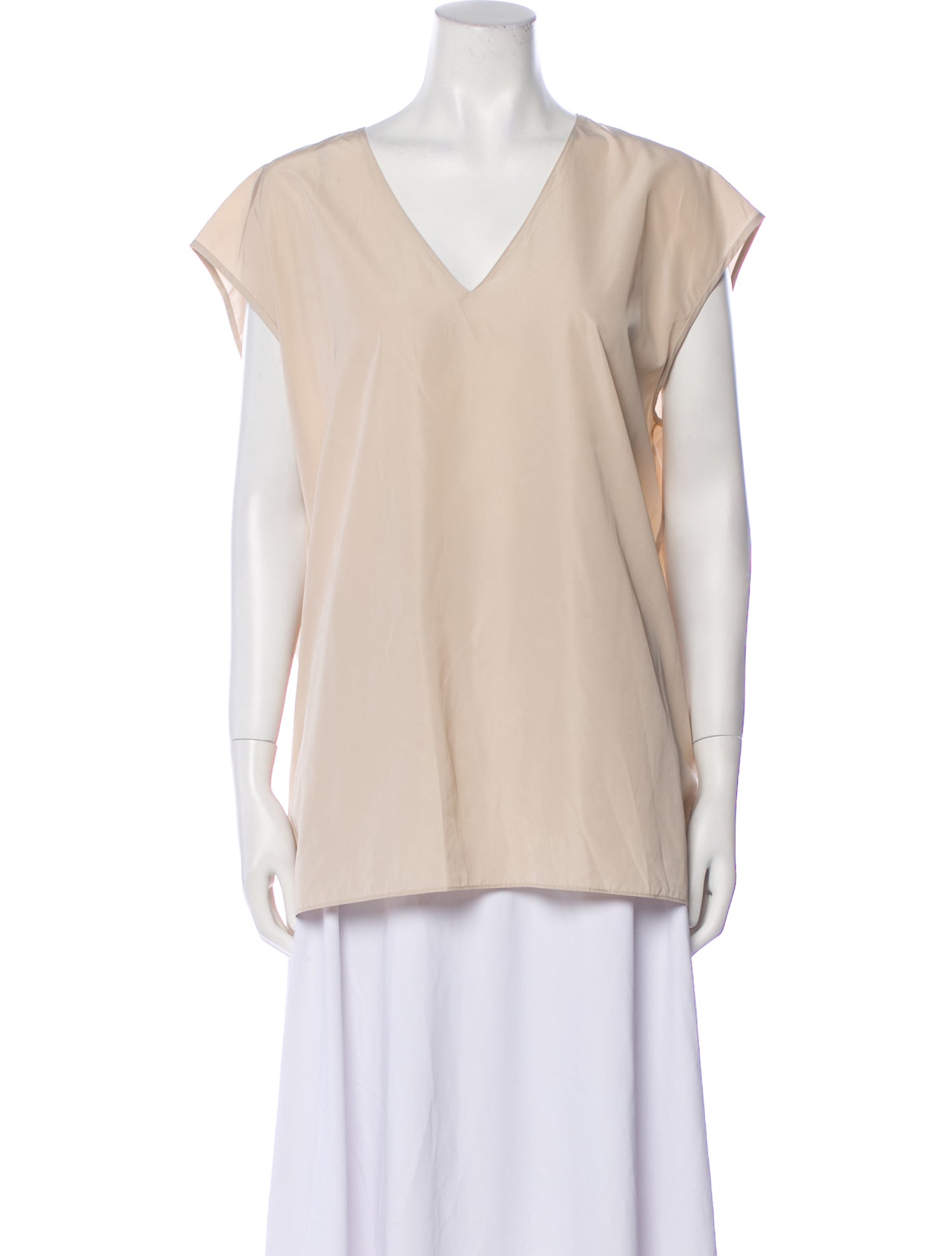Tibi V-Neck Short Sleeve Blouse w/ Tags