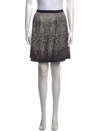 Tibi Polka Dot Print Mini Skirt