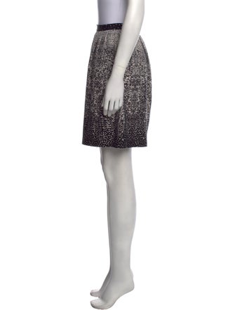 Tibi Polka Dot Print Mini Skirt