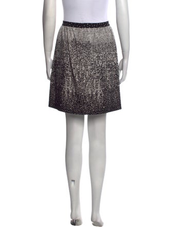 Tibi Polka Dot Print Mini Skirt